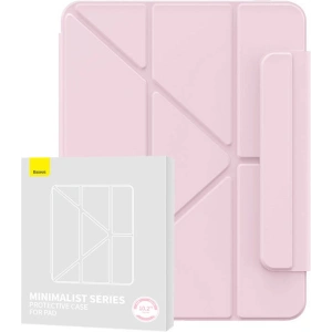 Wholesale Baseus Minimalist Magnetic Case Apple iPad 10.2 2019/2020/2021 (7, 8, 9 gen) (baby pink) - BSU4484 - {ean13} - Hurt