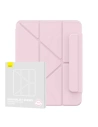 Etui magnetice Baseus Minimalist Apple iPad 10.2 2019/2020/2021 (7., 8. și 9. generație) (roz pal)