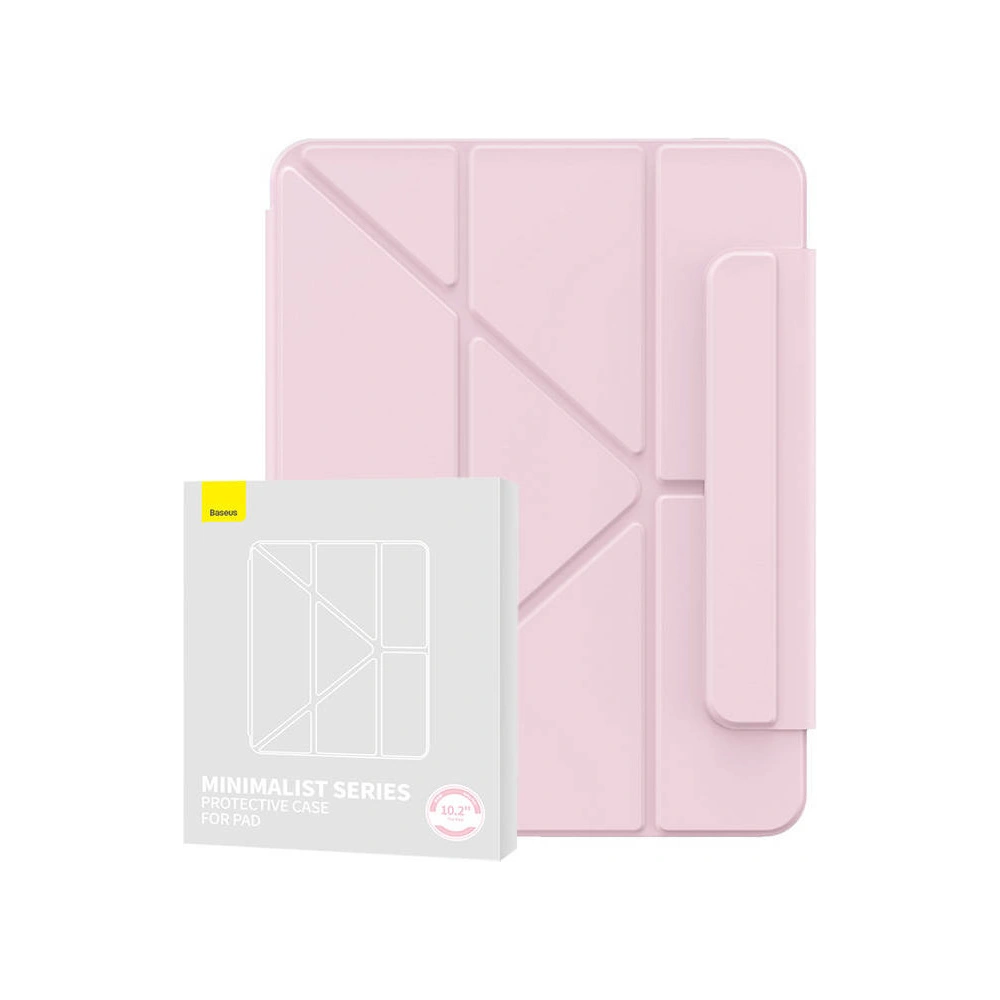 Wholesale Baseus Minimalist Magnetic Case Apple iPad 10.2 2019/2020/2021 (7, 8, 9 gen) (baby pink) - BSU4484 - {ean13} - Hurt
