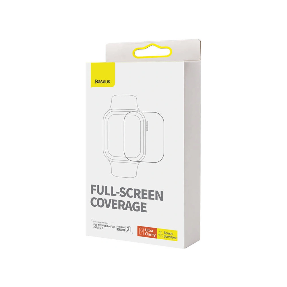 Hurtownia GSM - Folia pe ecran Baseus NanoCrystal 40mm Apple Watch 4/5/6/SE/SE 2 40mm Clear - BSU4485 - {ean13} - Hurt