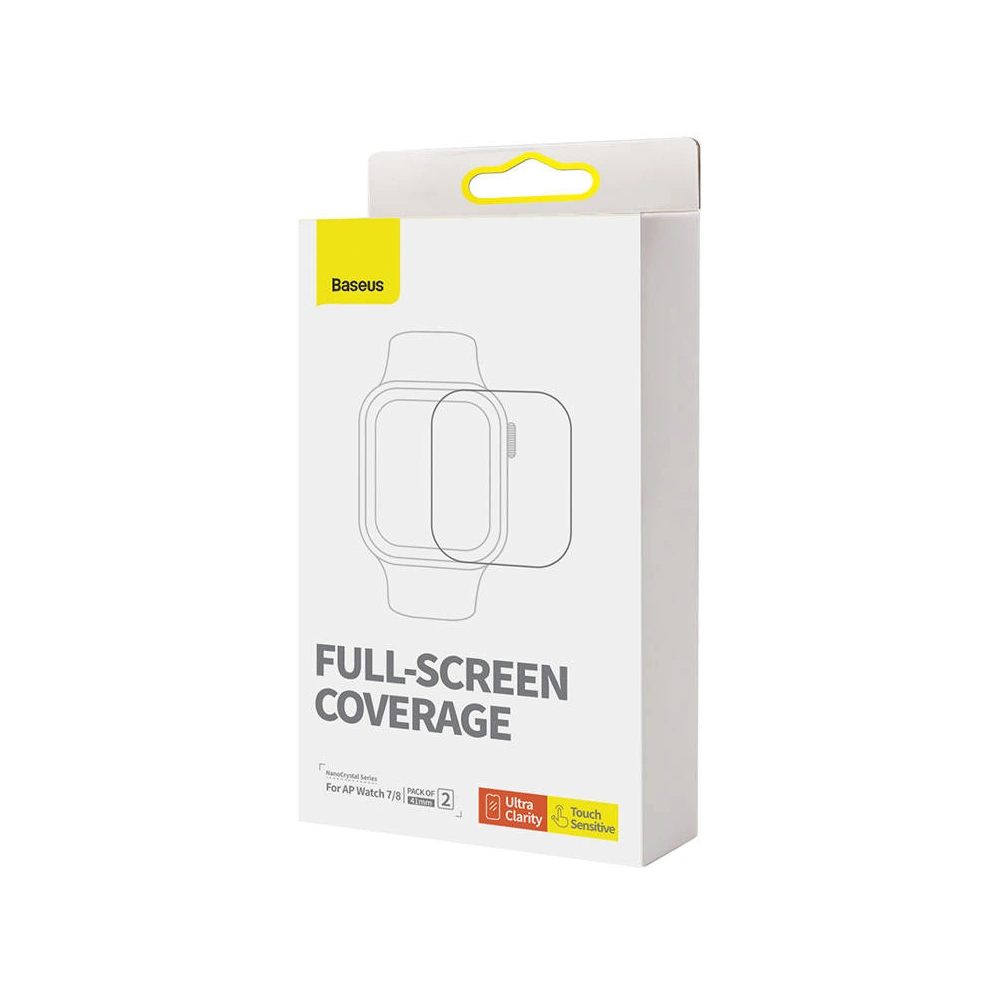 Hurtownia GSM - Folia pe ecran Baseus NanoCrystal 41mm Apple Watch 4/5/6/7/SE/8/9 40/41mm Clear - BSU4487 - {ean13} - Hurt