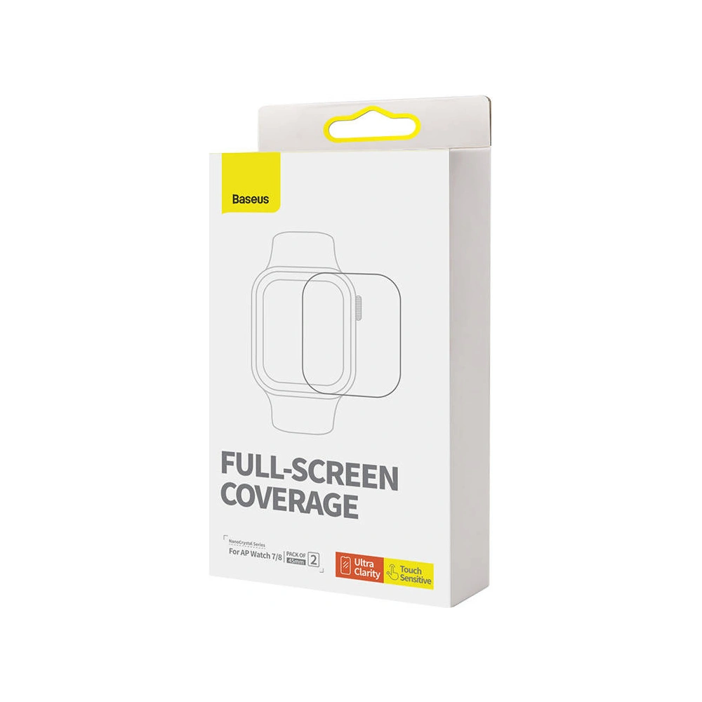 Hurtownia GSM - Folia pentru ecran Baseus NanoCrystal 45mm Apple Watch 4/5/6/7/8/9/SE 44/45mm Clear - BSU4488 - {ean13} - Hurt