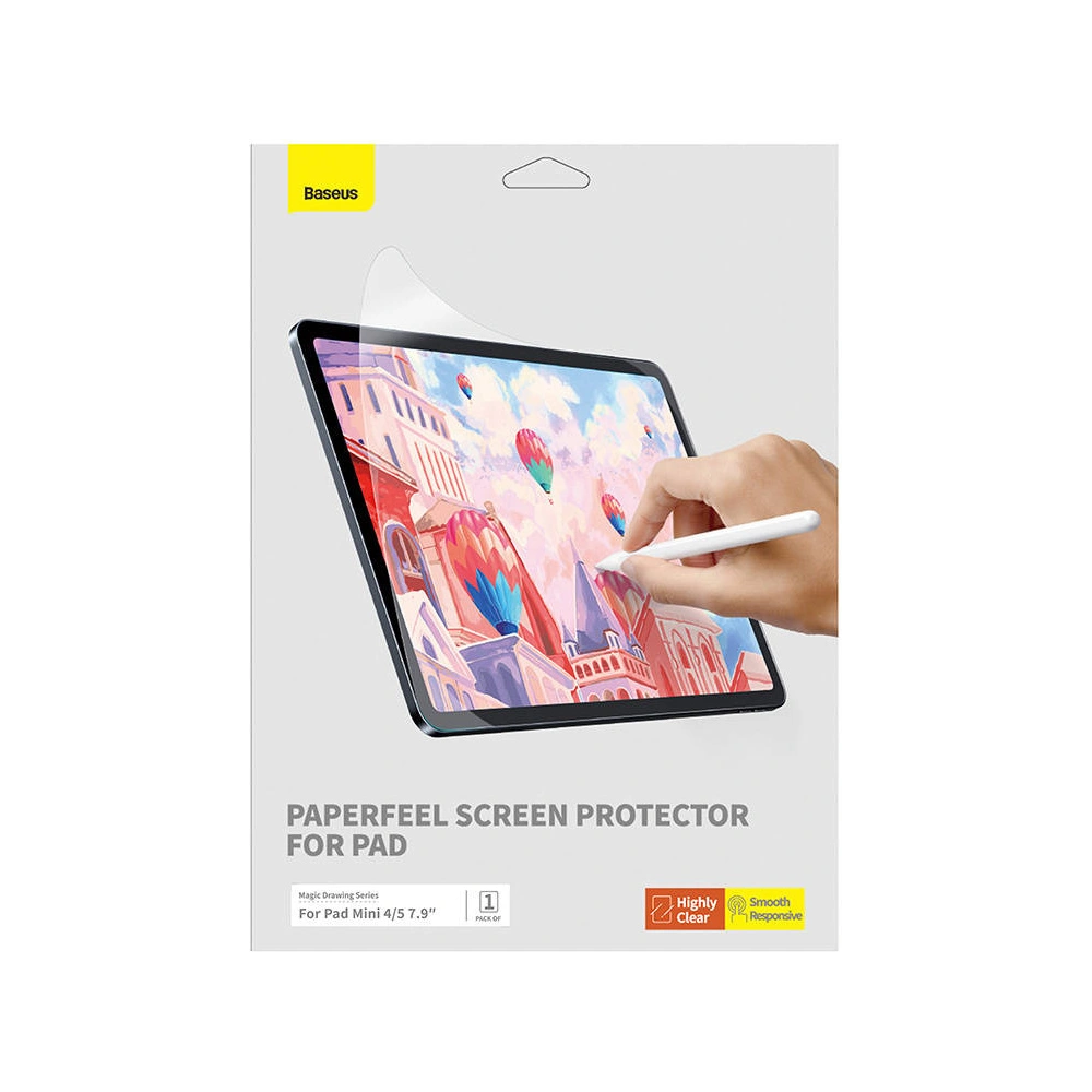 Hurtownia GSM - Folie na displej Baseus Paperfeel Apple iPad mini 7.9 2015/2019 (4. a 5. generace) Clear - BSU4489 - {ean13} - Hurt