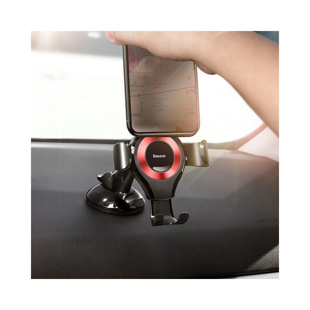 Wholesale Baseus Osculum Dashboard Gravity Car Mount Red - BSU102RED - {ean13} - Hurt