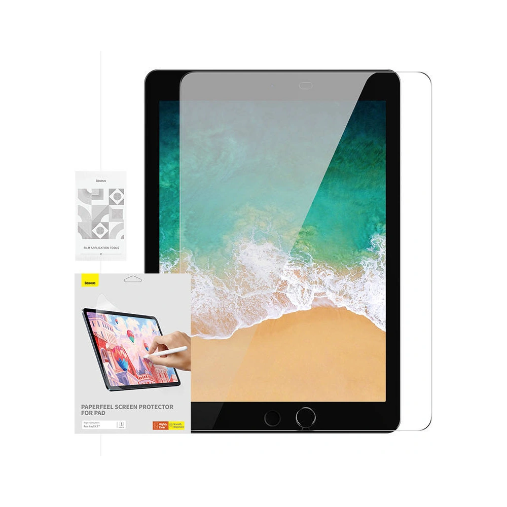 Hurtownia GSM - Fólie na obrazovku Baseus Paperfeel Apple iPad 9.7 2017/2018 (5. a 6. generace) Clear - BSU4491 - {ean13} - Hurt