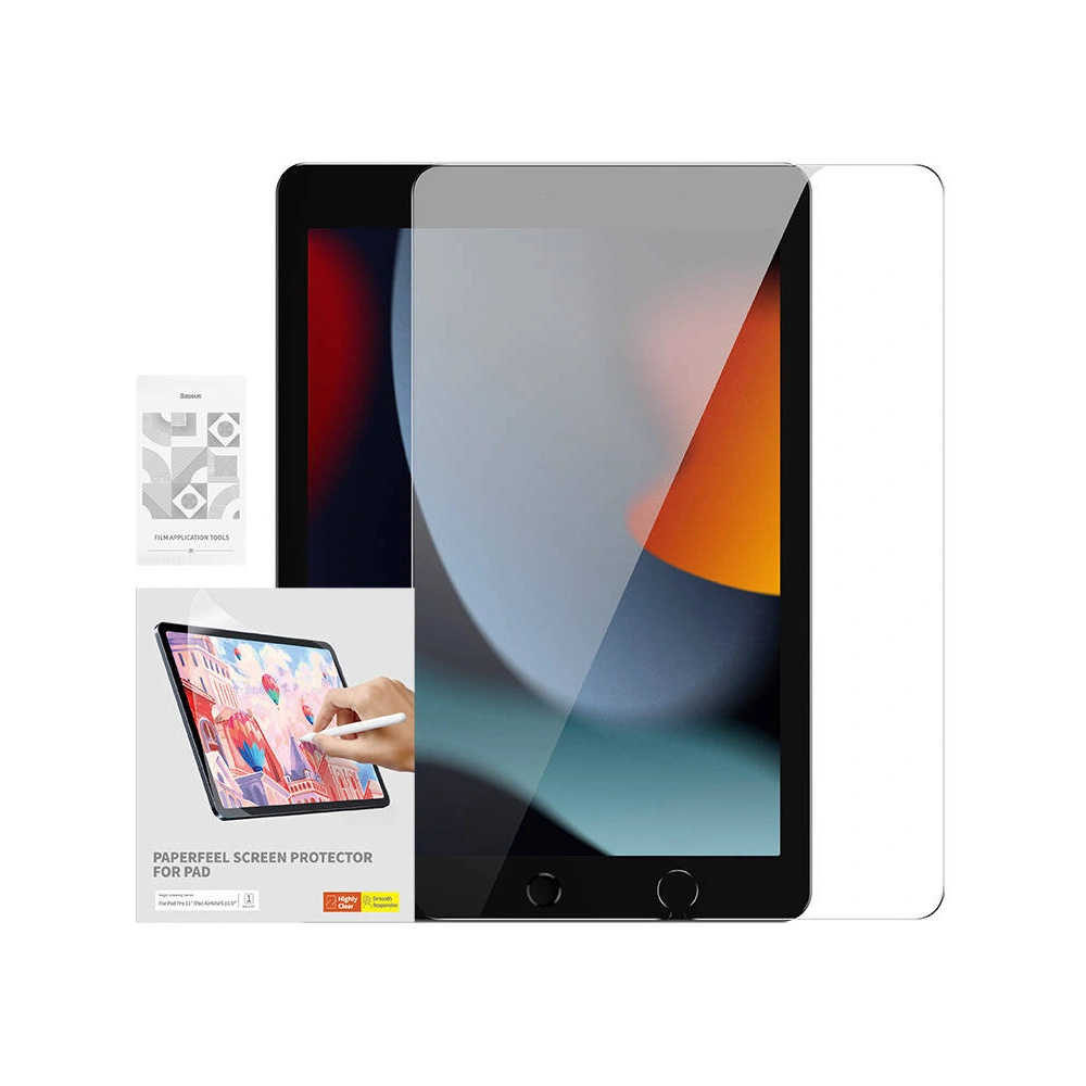 Hurtownia GSM - Folia pentru ecran Baseus Paperfeel Apple iPad 10.2 2019/2020/2021 (7., 8. și 9. generație) Clear - BSU4492 - {ean13} - Hurt