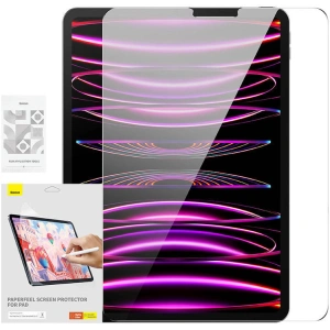 Wholesale Folia na ekran Baseus Paperfeel Apple iPad Air 10.9 2020/2022 (4 i 5 gen) / iPad Pro 11 2018/2020/2021/2022 (1., 2., 3. i 4. gen) / iPad Air 11 2024 (6 gen) Clear - BSU4493 - {ean13} - Hurt