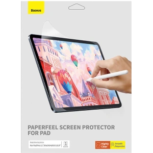 Hurtownia GSM - Bildschirmfolie Baseus Paperfeel Apple iPad Air 10.9 2020/2022 (4. und 5. Gen) / iPad Pro 11 2018/2020/2021/2022 (1., 2., 3. und 4. Gen) / iPad Air 11 2024 (6. Generation) Clear - BSU4493 - {ean13} - Hurt