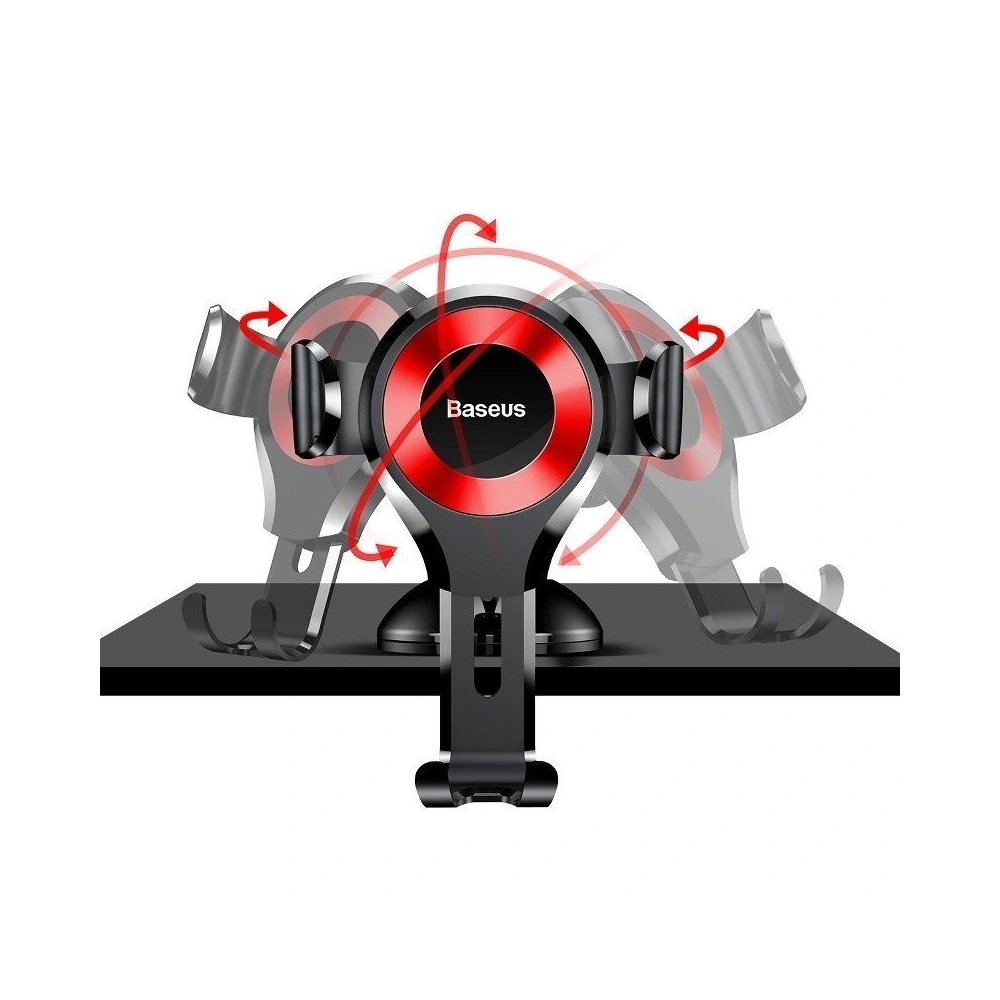 Wholesale Baseus Osculum Dashboard Gravity Car Mount Red - BSU102RED - {ean13} - Hurt