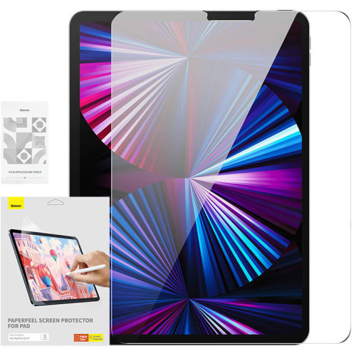 Baseus Distributor - 6932172635602 - BSU4495 - Baseus Paperfeel Screen Protector Apple iPad Pro 12.9 2018/2020/2021/2022 (3, 4, 5, 6 gen) Clear - B2B homescreen