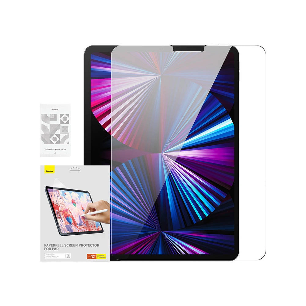 Wholesale Baseus Paperfeel Screen Protector Apple iPad Pro 12.9 2018/2020/2021/2022 (3, 4, 5, 6 gen) Clear - BSU4495 - {ean13} - Hurt
