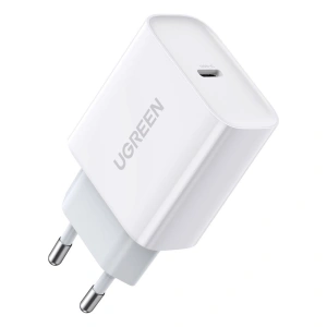 Hurtownia GSM - Síťová nabíječka UGREEN 60450 USB-C Power Delivery 3.0 Quick Charge 4.0+ 20W 3A bílá - UGR1668 - {ean13} - Hurt