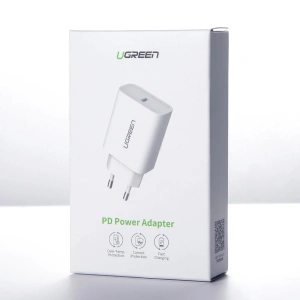 Hurtownia GSM - Ładowarka sieciowa UGREEN 60450 USB-C Power Delivery 3.0 Quick Charge 4.0+ 20W 3A biały - UGR1668 - {ean13} - Hurt