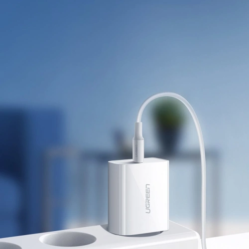 Ładowarka sieciowa UGREEN 60450 USB-C Power Delivery 3.0 Quick Charge 4.0+ 20W 3A biały