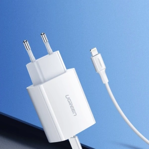 Hurtownia GSM - Ładowarka sieciowa UGREEN 60450 USB-C Power Delivery 3.0 Quick Charge 4.0+ 20W 3A biały - UGR1668 - {ean13} - Hurt