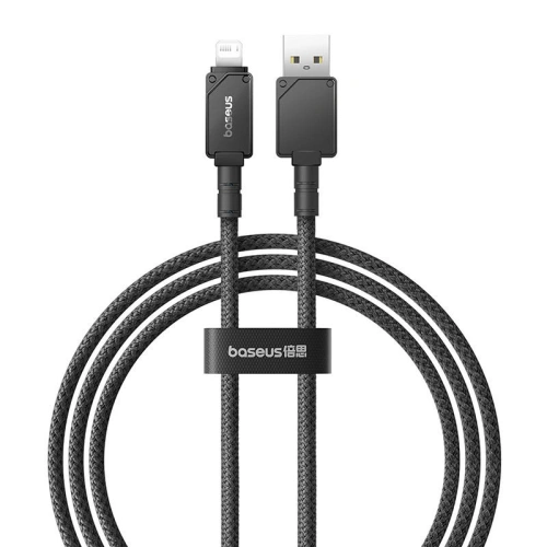 Kabel Baseus Unbreakable Series USB-A/Lightning 2.4A 1m (Czarny)