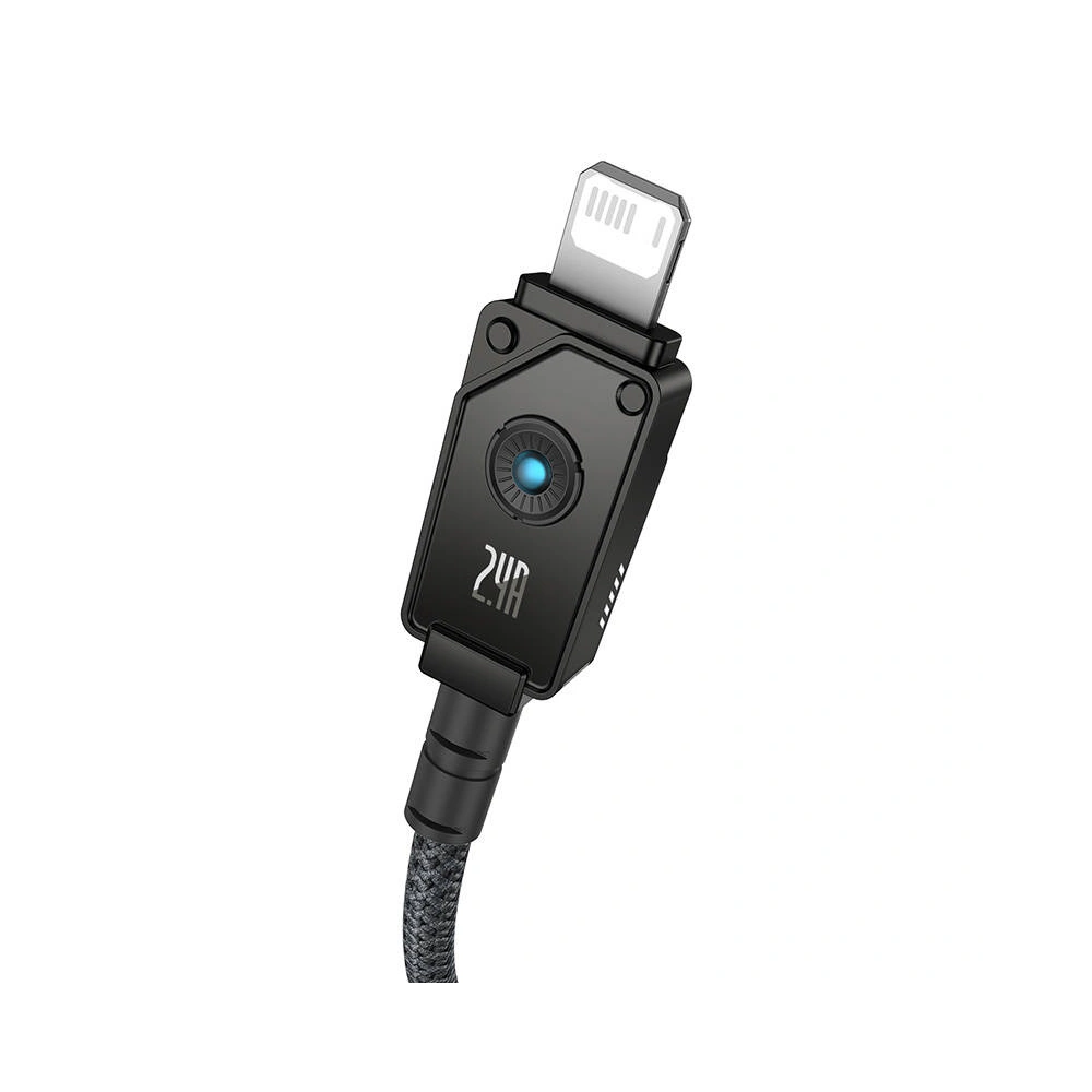 Hurtownia GSM - Cablul Baseus Unbreakable Series USB-A/Lightning 2.4A 1m (Negru) - BSU4498 - {ean13} - Hurt