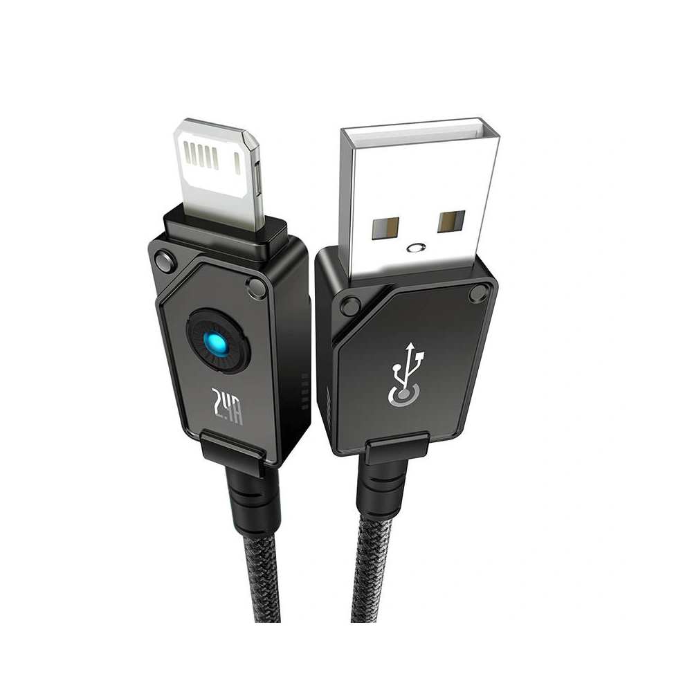 Hurtownia GSM - Cablul Baseus Unbreakable Series USB-A/Lightning 2.4A 1m (Negru) - BSU4498 - {ean13} - Hurt