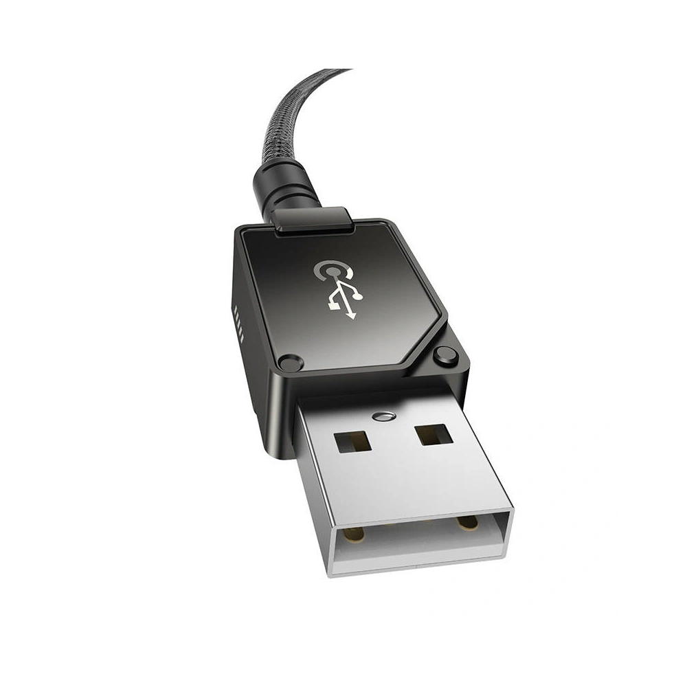 Hurtownia GSM - Cablul Baseus Unbreakable Series USB-A/Lightning 2.4A 1m (Negru) - BSU4498 - {ean13} - Hurt
