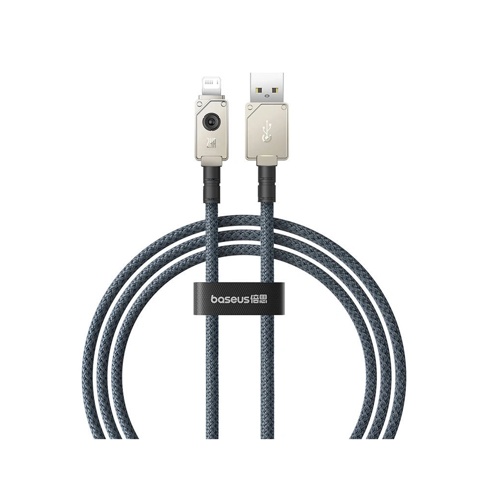 Hurtownia GSM - Cablul Baseus Unbreakable Series USB-A/Lightning 2.4A 1m (Alb) - BSU4499 - {ean13} - Hurt