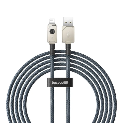 Kabel Baseus Unbreakable Series USB-A/Lightning 2.4A 2m (granatowy)