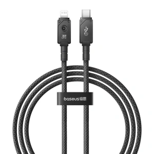 Kabel Baseus Unbreakable Series USB-C/Lightning 2.4A 1m (Schwarz)