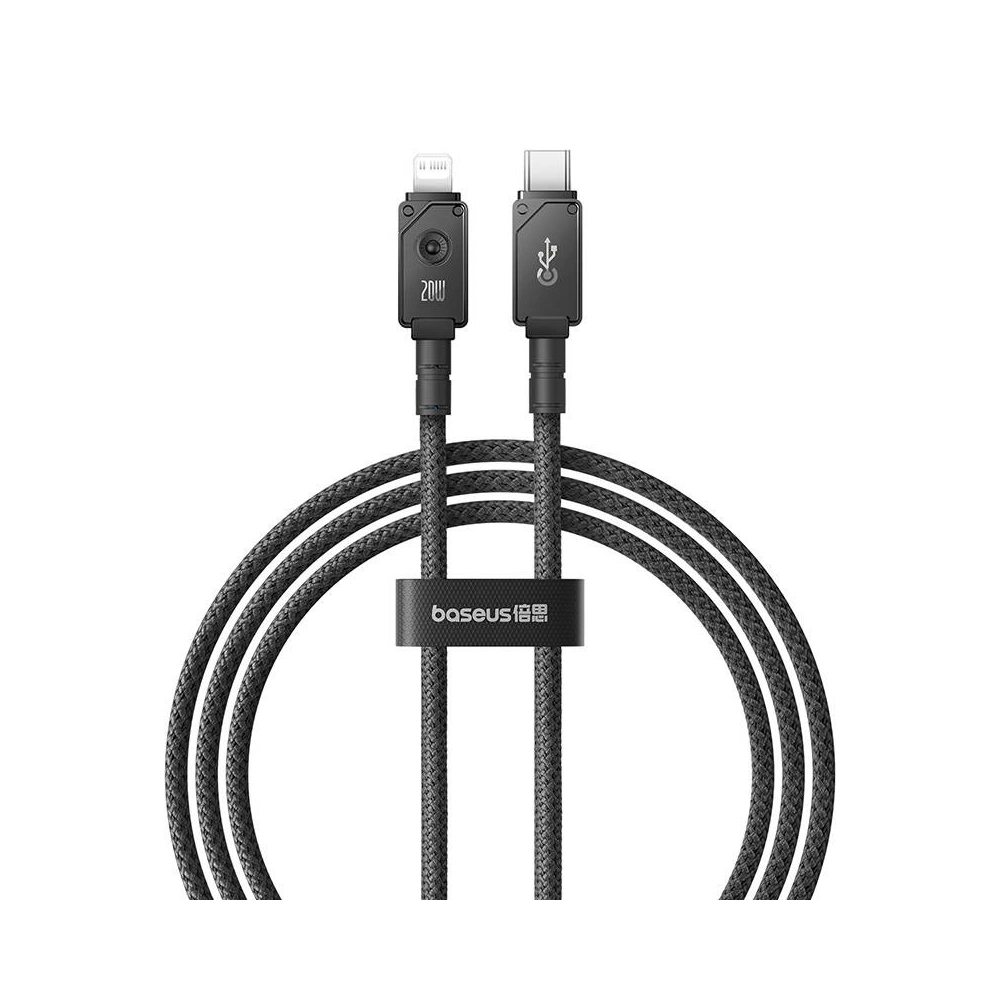 Hurtownia GSM - Kabel Baseus Unbreakable Series USB-C/Lightning 2.4A 1m (Černý) - BSU4501 - {ean13} - Hurt