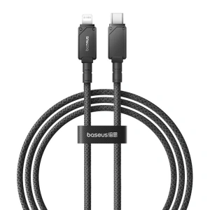 Kabel Baseus Unbreakable Series USB-C/Lightning 2.4A 1m (Schwarz)