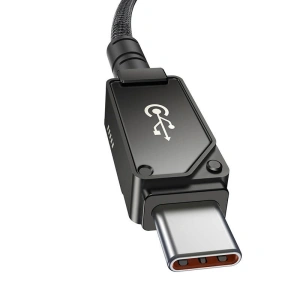 Kabel Baseus Unbreakable Series USB-C/Lightning 2.4A 1m (Schwarz)