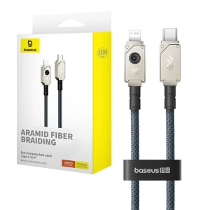 Kabel Baseus Unbreakable Series USB-C/Lightning 2.4A 1m (blau)