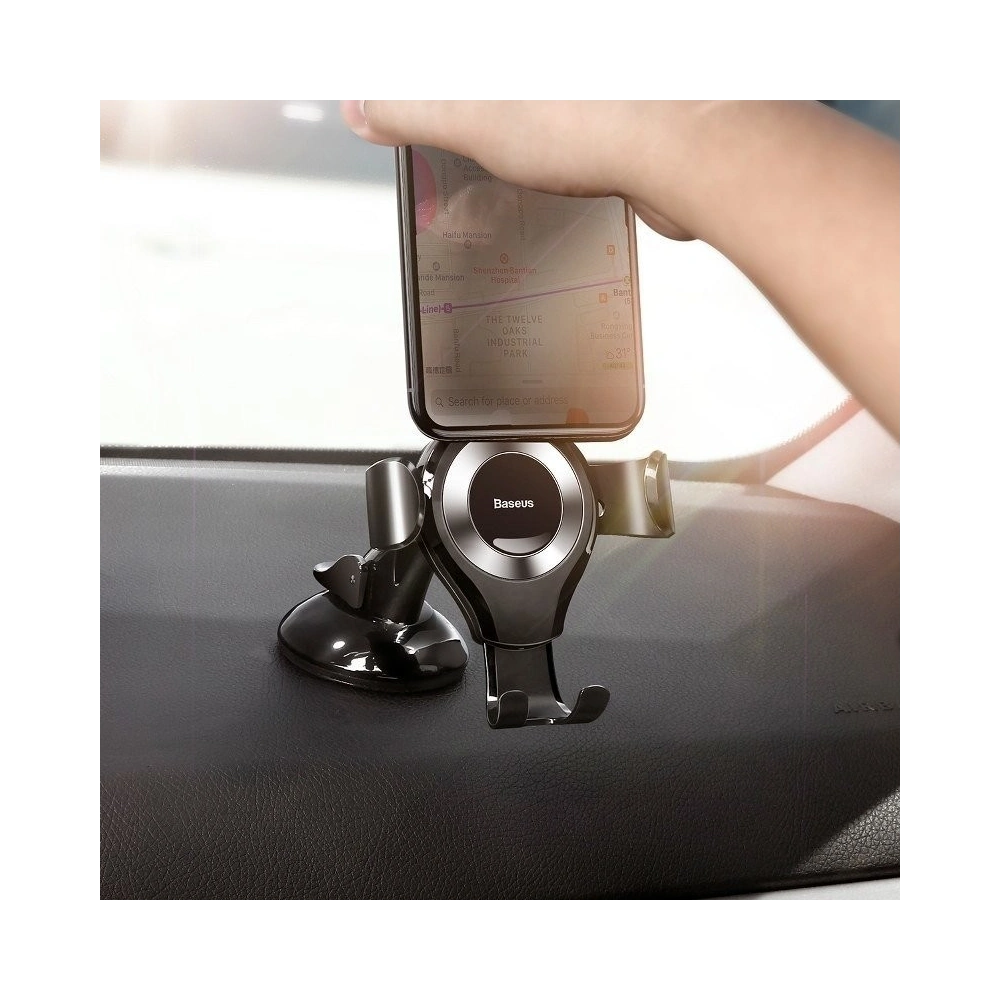 Hurtownia GSM - Automobilní gravitační držák Baseus Osculum na telefon (stříbrný) - BSU103SLV - {ean13} - Hurt