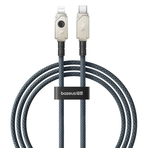 Kabel Baseus Unbreakable Series USB-C/Lightning 2.4A 1m (granatowy)