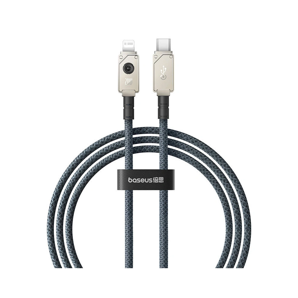 Hurtownia GSM - Cablul Baseus Unbreakable Series USB-C/Lightning 2.4A 1m (bleu) - BSU4502 - {ean13} - Hurt