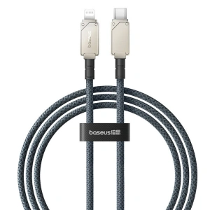 Kabel Baseus Unbreakable Series USB-C/Lightning 2.4A 1m (blau)