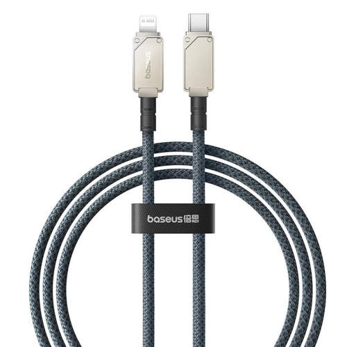 Kabel Baseus Unbreakable Series USB-C/Lightning 2.4A 1m (granatowy)