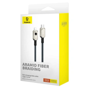 Kabel Baseus Unbreakable Series USB-C/Lightning 2.4A 1m (blau)