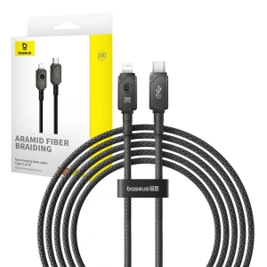 Kabel Baseus Unbreakable Series USB-C/Lightning 20W 2m (Schwarz)
