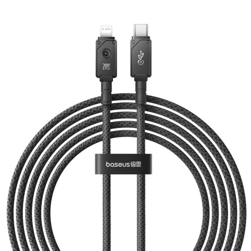 Kabel Baseus Unbreakable Series USB-C/Lightning 20W 2m (Czarny)