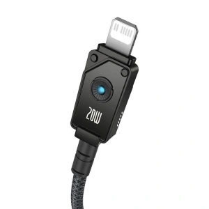 Kabel Baseus Unbreakable Series USB-C/Lightning 20W 2m (Schwarz)