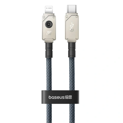 Kabel Baseus Unbreakable Series USB-C/Lightning 20W 2m (granatowy)