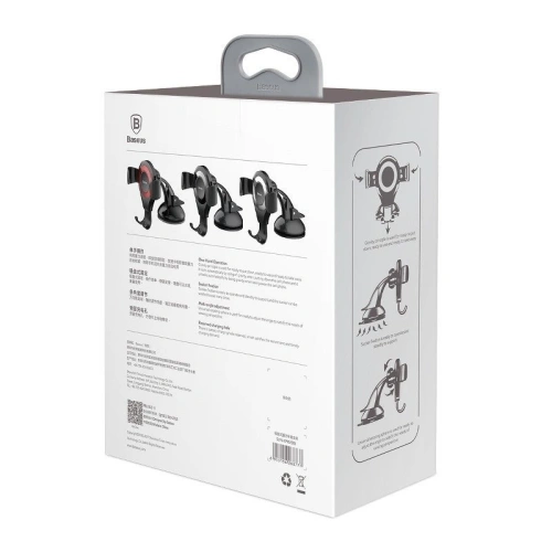 Samochodowy uchwyt grawitacyjny Baseus Osculum do telefonu (srebrny)