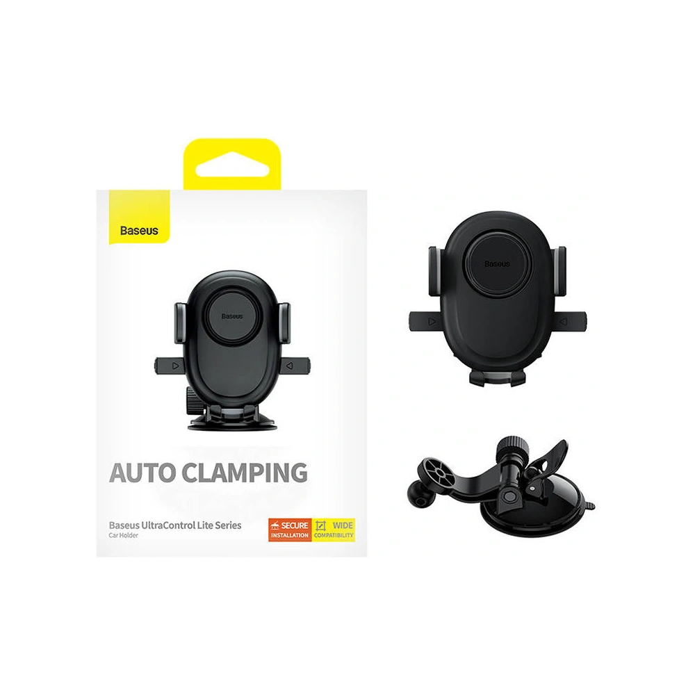 Wholesale Baseus UltraControl Lite Series Car Mount Holder (black) - BSU4507 - {ean13} - Hurt