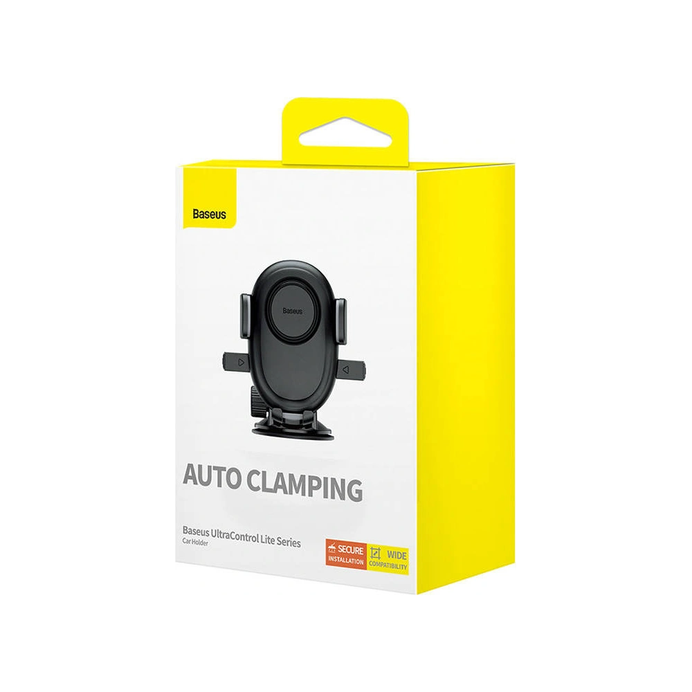 Wholesale Baseus UltraControl Lite Series Car Mount Holder (black) - BSU4507 - {ean13} - Hurt