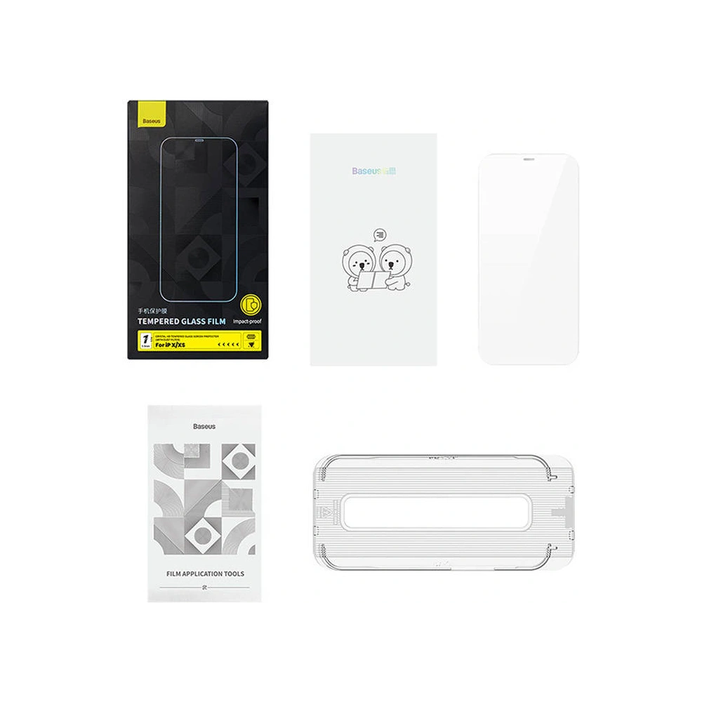 Hurtownia GSM - Sticlă securizată Baseus Crystal 0.3mm Apple iPhone XS/X - BSU4509 - {ean13} - Hurt