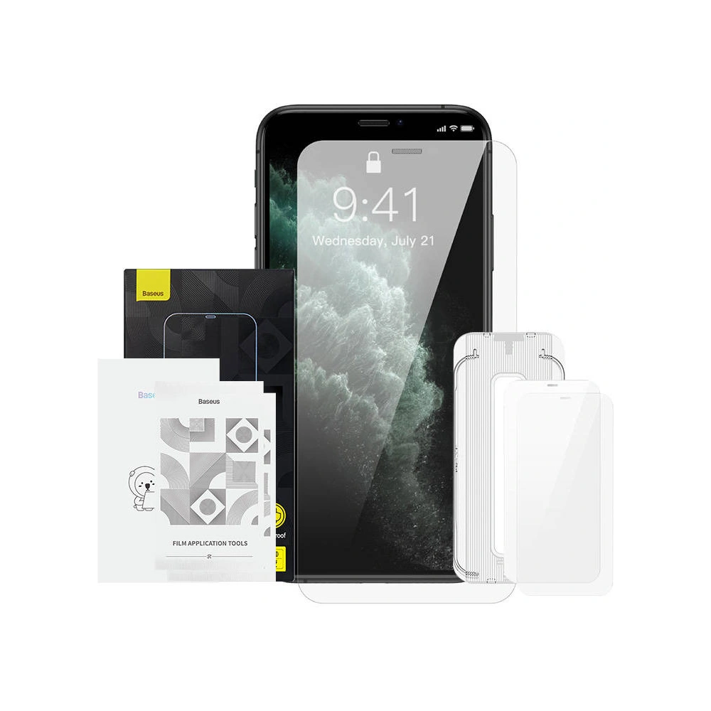 Hurtownia GSM - Sticlă securizată Baseus Crystal 0.3mm Apple iPhone XS/X [2 PACK] - BSU4510 - {ean13} - Hurt