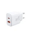 Wholesale Joyroom JR-TCF05 Wall Charger USB-C/USB-A 20W white + USB-C/Lightning Cable 1m - JYR774 - {ean13} - Hurt