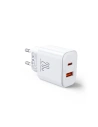 Wholesale Joyroom JR-TCF05 Wall Charger USB-C/USB-A 20W white + USB-C/Lightning Cable 1m - JYR774 - {ean13} - Hurt