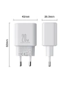 Wholesale Joyroom JR-TCF05 Wall Charger USB-C/USB-A 20W white + USB-C/Lightning Cable 1m - JYR774 - {ean13} - Hurt