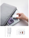 Wholesale Joyroom JR-TCF05 Wall Charger USB-C/USB-A 20W white + USB-C/Lightning Cable 1m - JYR774 - {ean13} - Hurt
