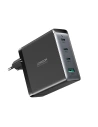 Wholesale Joyroom JR-TCG05EU GaN Wall Charger 3x USB-C/USB-A 140W black + USB-C/USB-C Cable 240W 1.2m - JYR775 - {ean13} - Hurt